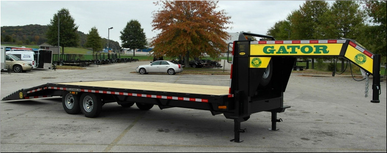 Gooseneck flat bed trailer for sale14k  Wayne County, Tennessee